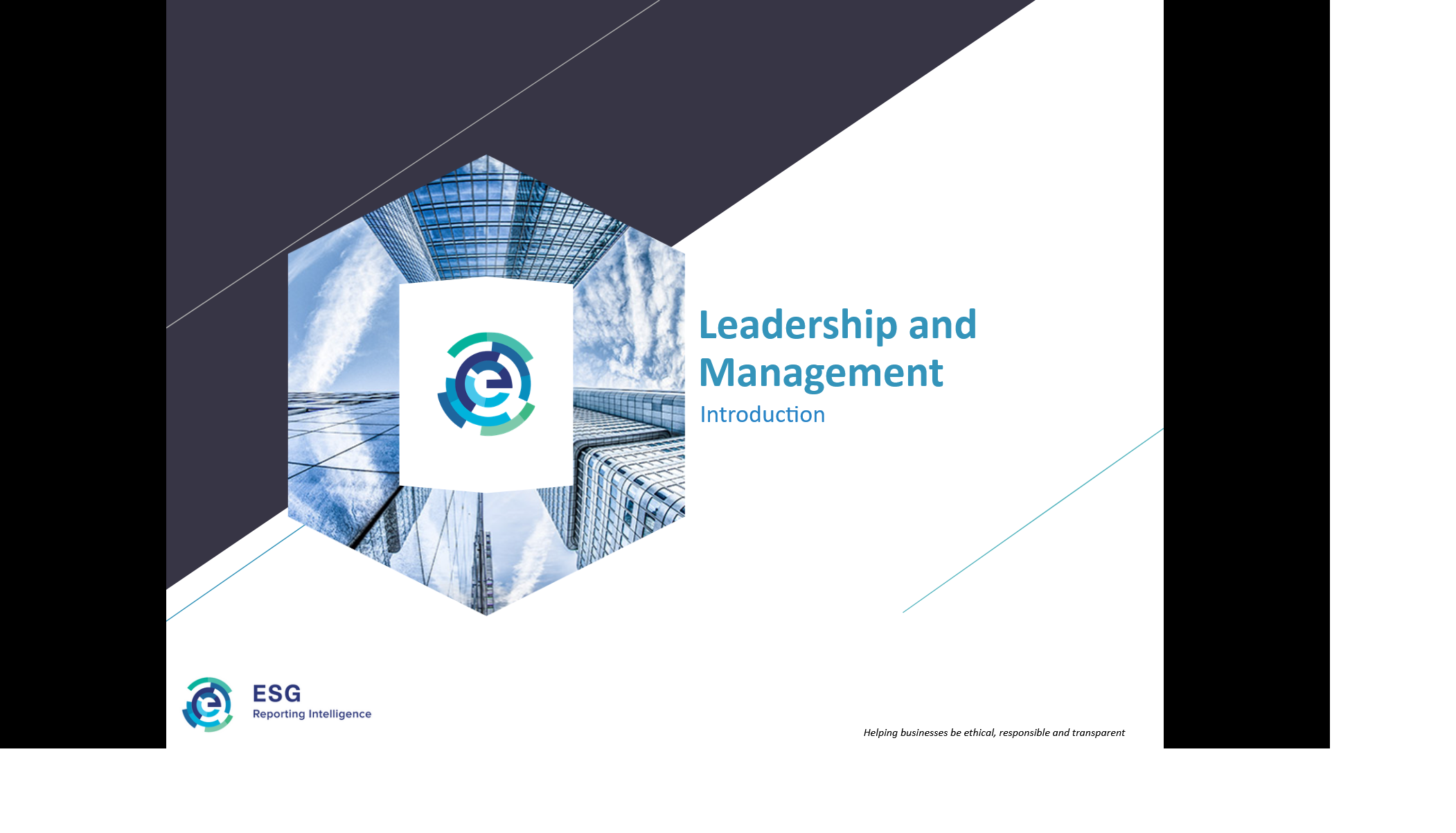 ESG-Reporting-Intelligence : Leadership And Management