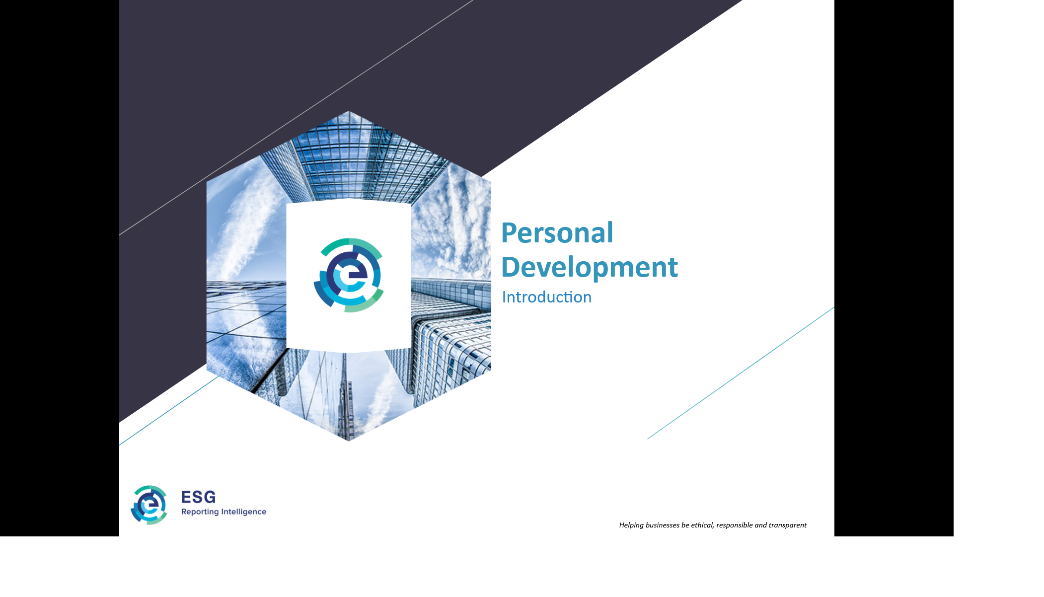 ESG-Reporting-Intelligence : Personal Development
